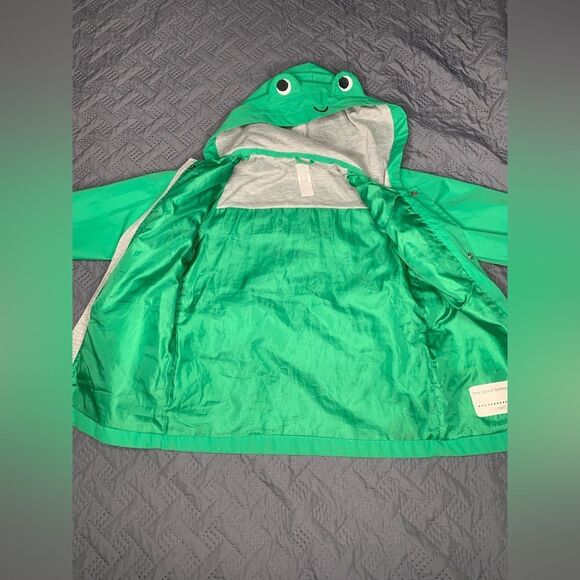 Carter's Green Frog Rain Jacket - Picture 4 of 7